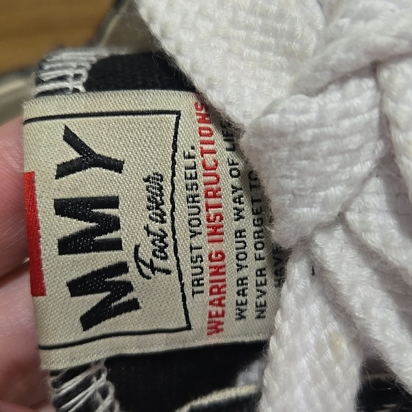 Maison Mihara Yasuhiro-Black "Hank" OG Sole Canvas Low-top Sneaker-Size 36 - Picture 10 of 17